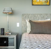 The green bedroom