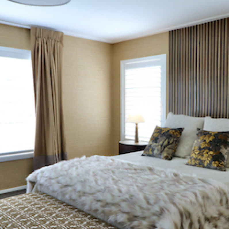 Studio 28 Interio Design Wellington Zealand. Creating wow interiors that are easy on the eye. Luxurious master bedroom. 